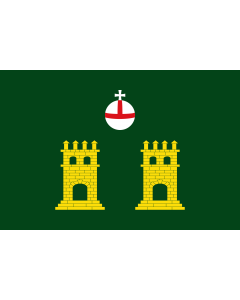 Flag: Torrebesses | Representación de la bandera de Torrebesses | Representació de la bandera de Torrebesses |  landscape flag | 1.35m² | 14.5sqft | 90x150cm | 3x5ft 