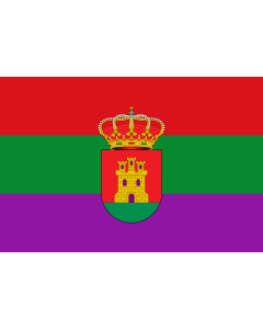 Bandera: Torredelcampo, Jaén, España |  bandera paisaje | 1.35m² | 90x150cm 