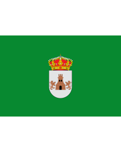 Bandera de  Escudo de Torrevelilla - Teruel - España La bandera tendrá la proporción 2/3, y será verde |  bandera horizontal | 1.35m² | 90x150cm 