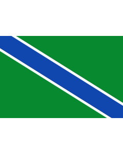 Flag: Trevélez, in Granada province, Spain |  landscape flag | 2.16m² | 23sqft | 120x180cm | 4x6ft 