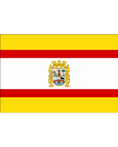 Flag: Utrera, province of Seville, Andalusia  Spain |  landscape flag | 2.16m² | 23sqft | 120x180cm | 4x6ft 