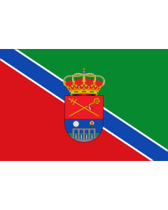 Flag: Víznar, Granada, Spain |  landscape flag | 2.16m² | 23sqft | 120x180cm | 4x6ft 