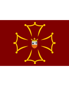 Flag: Val d Aran  Catalan comarca |  landscape flag | 2.16m² | 23sqft | 120x180cm | 4x6ft 
