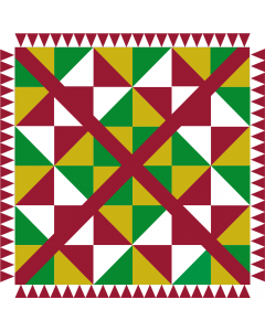 Flagge:  Valle de Baztán | Baztan valey  Navarre - Spain | Valle de Baztán  Navarra - España | Baztan ibarra  Nafarroa  Bandera  |  Fahne 0.06m² | 25x25cm 