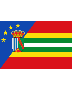 Bandera de  Valle del Zalabí, Granada, España |  bandera horizontal | 2.16m² | 120x180cm 