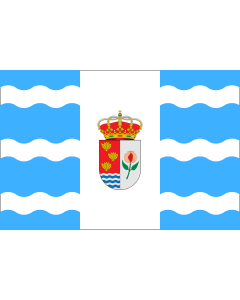 Bandera: Vegas del Genil, Granada, España |  bandera paisaje | 1.35m² | 90x150cm 