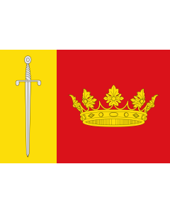 Bandera de  Municipal, de dimensiones 2 3, tercia al asta |  bandera horizontal | 1.35m² | 90x150cm 