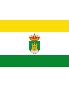Flag: Zagra, Granada, Spain |  landscape flag | 1.35m² | 14.5sqft | 90x150cm | 3x5ft 