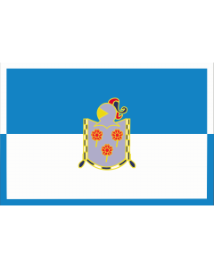 Flag: Zizur Mayor  Navarre-Spain |  landscape flag | 2.16m² | 23sqft | 120x180cm | 4x6ft 