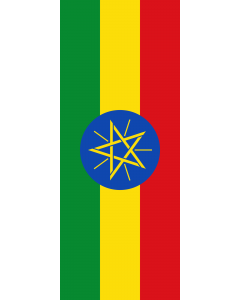 Flag: Ethiopia |  portrait flag | 3.5m² | 38sqft | 300x120cm | 10x4ft 