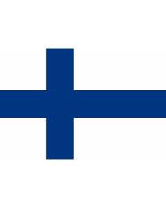 Drapeau: Finlande |  drapeau paysage | 3.375m² | 150x225cm 