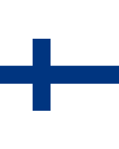 Bandera: Finlandia |  bandera paisaje | 1.35m² | 90x150cm 