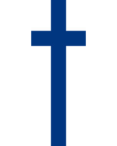 Flagge:  Finnland  |  Hochformat Fahne | 6m² | 400x150cm 
