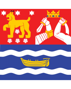 Flag: Southern Finland |  0.06m² | 0.65sqft | 25x25cm | 10x10inch 