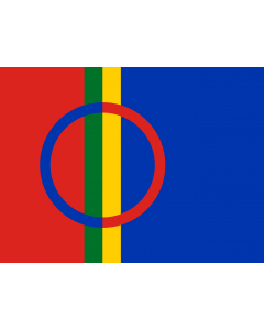 Flag: Lapland |  landscape flag | 0.06m² | 0.65sqft | 21x28cm | 8x11inch 