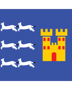 Flag: Oulu |  0.375m² | 4sqft | 60x60cm | 25x25inch 