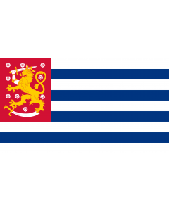 Flag: A historical yet unofficial striped flag of Finland from the early 20th century |  landscape flag | 2.16m² | 23sqft | 120x180cm | 4x6ft 