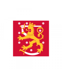 Flag: Naval Jack of Finland |  0.06m² | 0.65sqft | 25x25cm | 10x10inch 