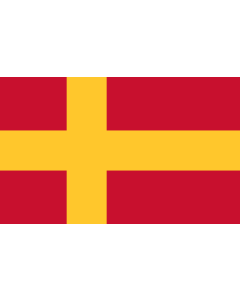 Flag: Swedish-speaking Finns | An unofficial flag of the Swedish-speaking minority of Finns |  landscape flag | 0.06m² | 0.65sqft | 20x30cm | 8x12in 