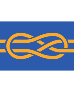 Table-Flag / Desk-Flag: FIAV (International Federation of Vexillological Associations) 15x25cm