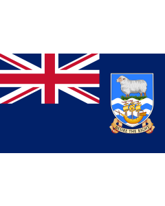 Table-Flag / Desk-Flag: Falkland Islands (Malvinas) 15x25cm