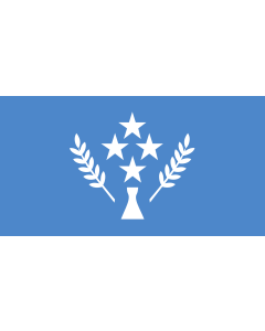 Flag: Kosrae  |  landscape flag | 1.35m² | 14.5sqft | 85x160cm | 33x60inch 