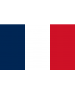 Flag: France |  landscape flag | 1.35m² | 14.5sqft | 90x150cm | 3x5ft 