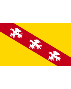 Flag: Lorraine |  landscape flag | 0.135m² | 1.5sqft | 30x45cm | 1x1.5foot 