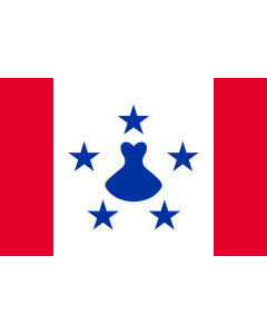 Bandiera: Austral Islands | L archipel des Australes | Les illes Australs | Reva nō Tuha’a pae mā | bandiera paesaggio | 2,16&nbsp;m² | 120&nbsp;×&nbsp;180&nbsp;cm 