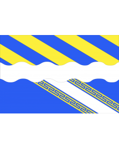 Flag: Aisne |  landscape flag | 2.16m² | 23sqft | 120x180cm | 4x6ft 