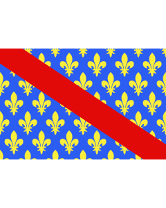 Flag: Allier |  landscape flag | 2.16m² | 23sqft | 120x180cm | 4x6ft 