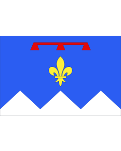Flag: Alpes-de-Haute-Provence |  landscape flag | 1.35m² | 14.5sqft | 90x150cm | 3x5ft 