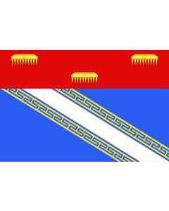 Bandiera: Fr département Ardennes | Ardennes | Département de l Ardennes | bandiera paesaggio | 1,35&nbsp;m² | 90&nbsp;×&nbsp;150&nbsp;cm 