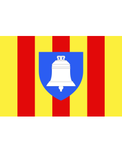 Flag: Ariège |  landscape flag | 1.35m² | 14.5sqft | 90x150cm | 3x5ft 