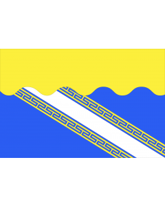 Flag: Aube |  landscape flag | 0.06m² | 0.65sqft | 20x30cm | 8x12in 