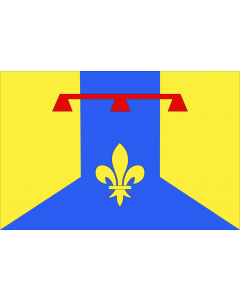 Flagge: Large Fr département Bouches-du-Rhône | Bouches-du-Rhône | Département des Bouches-du-Rhône  |  Querformat Fahne | 1.35m² | 90x150cm 