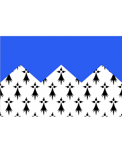 Flag: Côtes-d Armor |  landscape flag | 2.16m² | 23sqft | 120x180cm | 4x6ft 