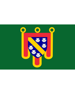 Flag: Cantal |  landscape flag | 1.35m² | 14.5sqft | 90x150cm | 3x5ft 