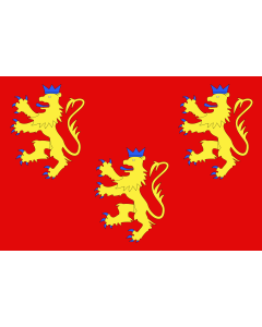 Flag: Dordogne |  landscape flag | 0.06m² | 0.65sqft | 20x30cm | 8x12in 