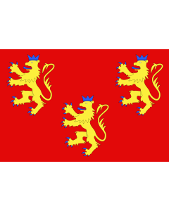 Flag: Dordogne |  landscape flag | 2.16m² | 23sqft | 120x180cm | 4x6ft 