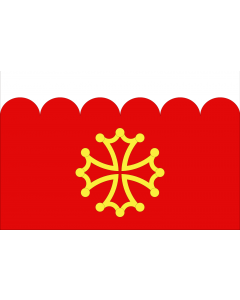 Flag: Gard |  landscape flag | 2.16m² | 23sqft | 120x180cm | 4x6ft 