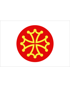 Bandiera: Culturel fr département Hérault | Hérault | Département de l Hérault | bandiera paesaggio | 1,35&nbsp;m² | 90&nbsp;×&nbsp;150&nbsp;cm 