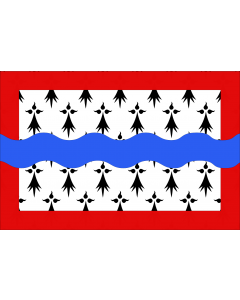 Flagge: Large Fr département Haute-Vienne | Haute-Vienne | Département de la Haute-Vienne  |  Querformat Fahne | 1.35m² | 90x150cm 