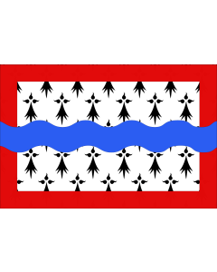 Flag: Haute-Vienne | landscape flag | 1.35m² | 14.5sqft | 90x150cm | 3x5ft