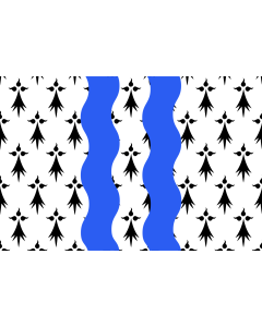 Flagge: Large Non-officiel fr département Ille-et-Vilaine | Ille-et-Vilaine | Département de l Ille-et-Vilaine  |  Querformat Fahne | 1.35m² | 90x150cm 