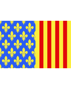 Flag: Lozère |  landscape flag | 2.16m² | 23sqft | 120x180cm | 4x6ft 