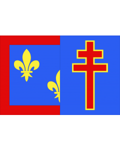 Flag: Maine-et-Loire |  landscape flag | 2.16m² | 23sqft | 120x180cm | 4x6ft 