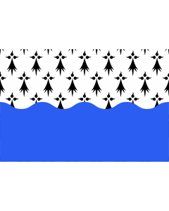 Flag: Morbihan |  landscape flag | 2.16m² | 23sqft | 120x180cm | 4x6ft 