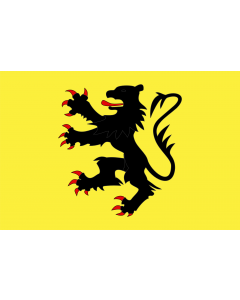 Flag: Representing the  Lion of Flanders |  landscape flag | 2.16m² | 23sqft | 120x180cm | 4x6ft 