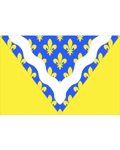 Flagge: Large Proposé pour le département du Val-de-Marne | Non-official flag of Val-de-Marne | Non-officiel du département du Val-de-Marne | Val-de-Marne  |  Querformat Fahne | 1.35m² | 90x150cm 